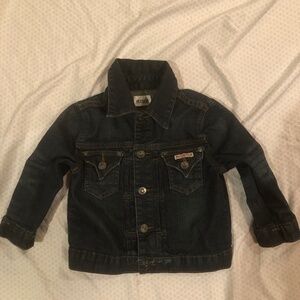 Hudson button up denim jacket size 2T